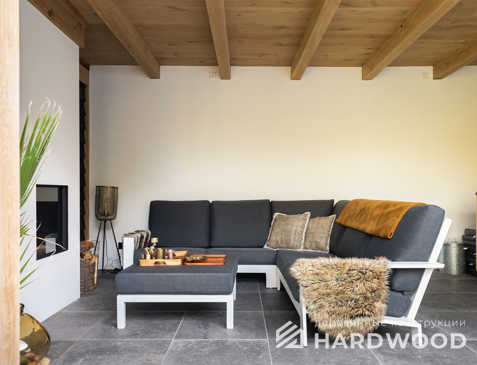 Беседка с сараем и панорамой №36 - фото 1583