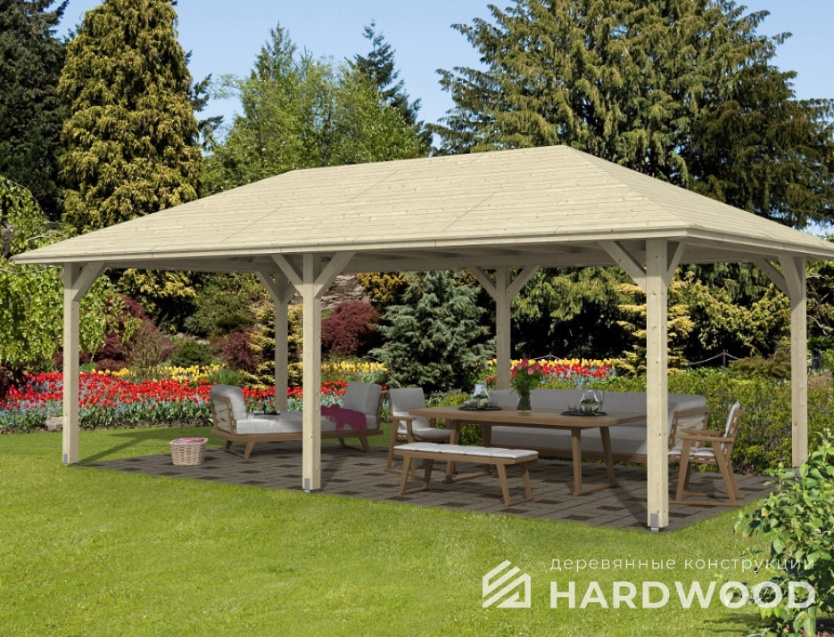 Навес-беседка №27 - фото 1101